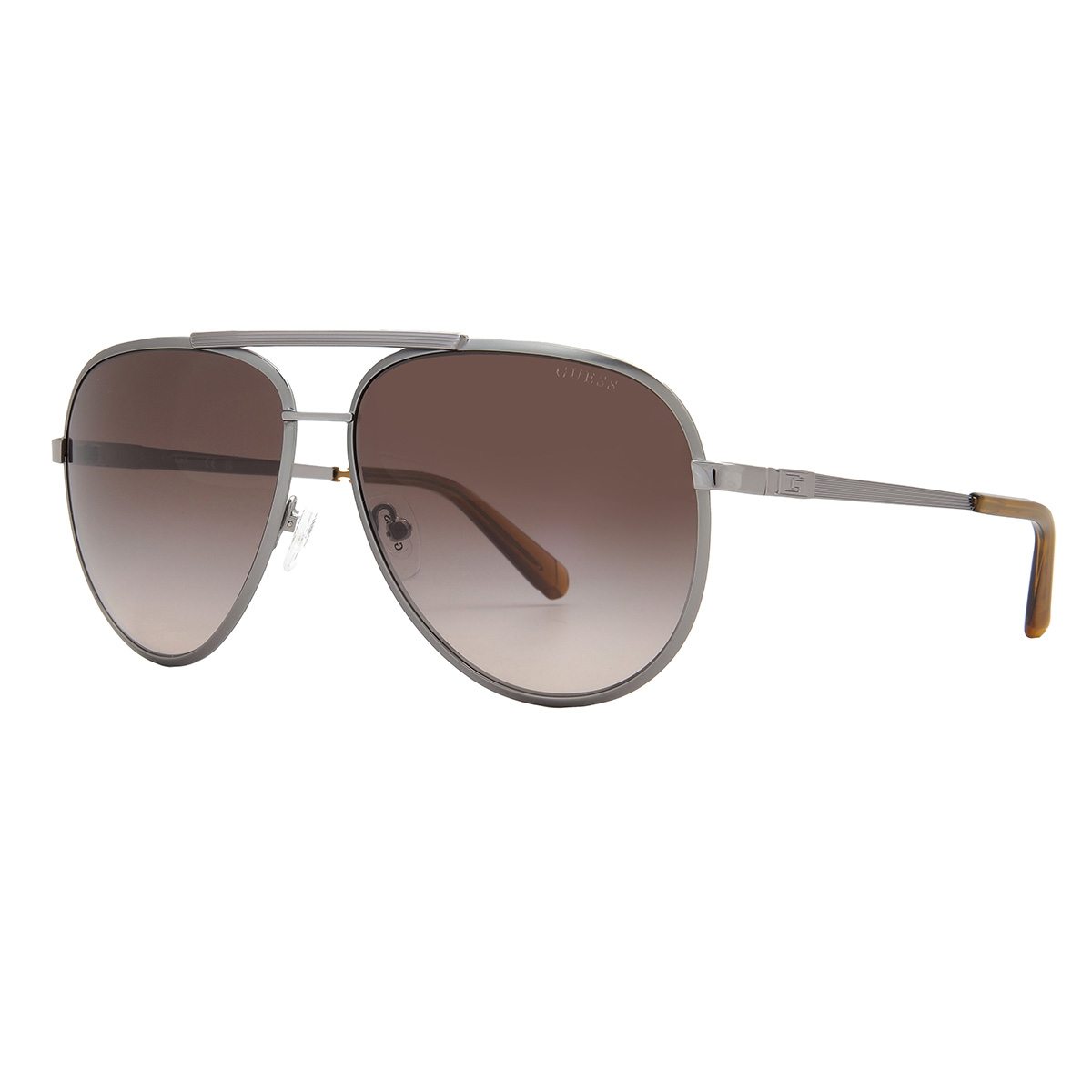 guess brown gradient pilot men's sunglasses gu00209 09f 61 guess brown gradient pilot men's sunglasses gu00209 09f 61