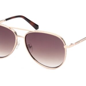 Витрина guess brown mirror pilot men's sunglasses gu5206 32g 59