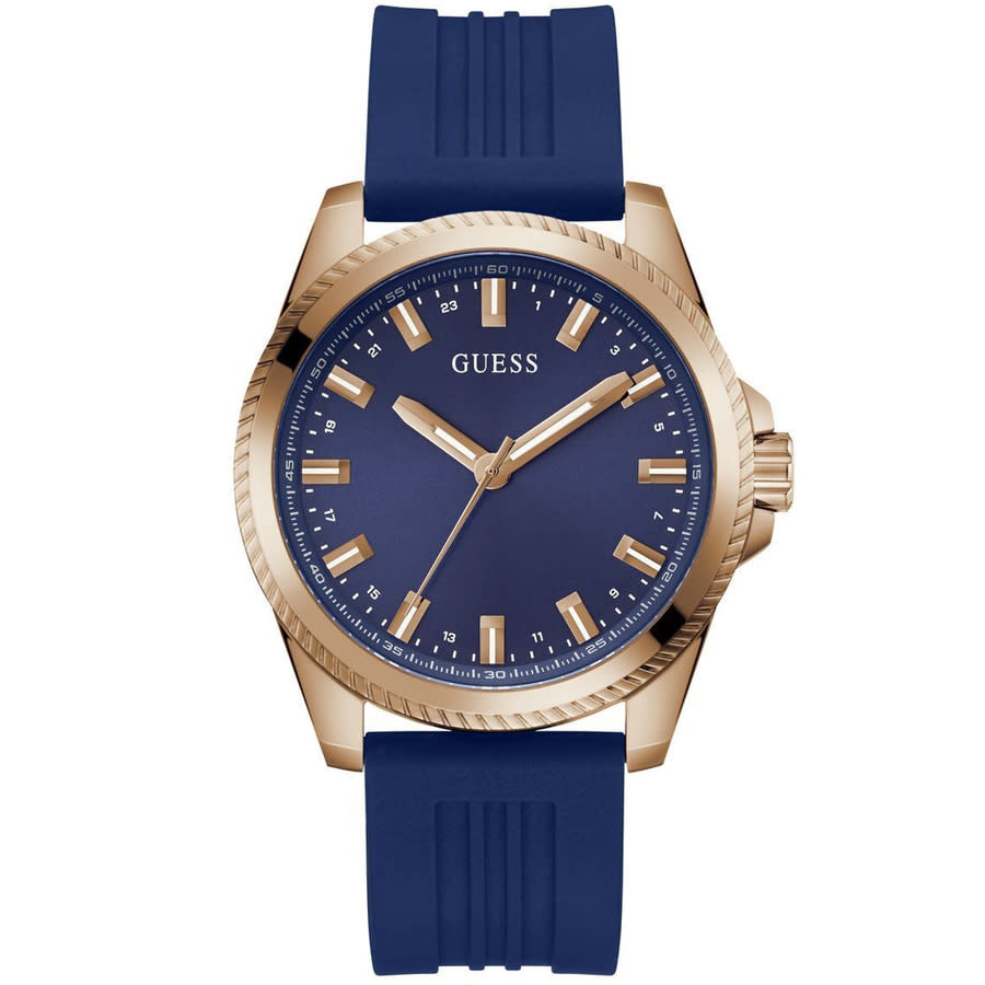 guess champ quartz blue dial men's watch gw0639g3 guess champ quartz blue dial men's watch gw0639g3