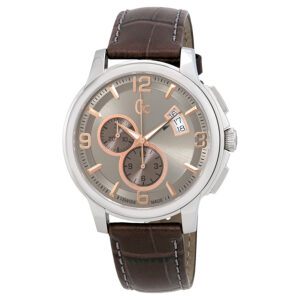 guess classica chronograph taupe dial men's watch x83009g1s