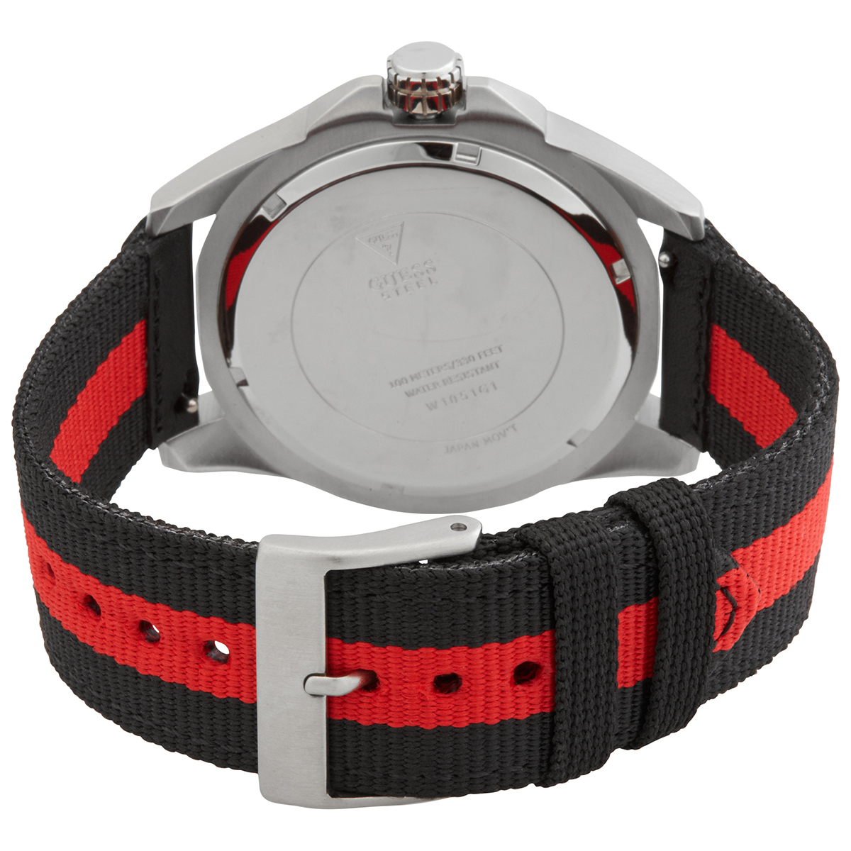 guess crew quartz black dial men's watch w1051g1 guess crew quartz black dial men's watch w1051g1