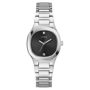 Home guess eve quartz black dial ladies watch gw0615l1