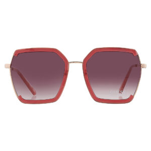 Home guess factory bordeaux gradient butterfly ladies sunglasses gf0418 69t 58