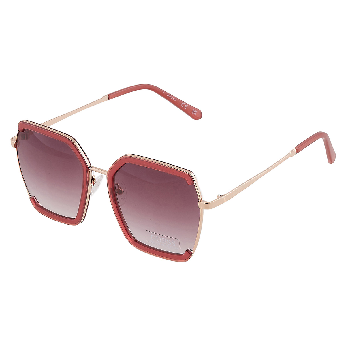 guess factory bordeaux gradient butterfly ladies sunglasses gf0418 69t 58 guess factory bordeaux gradient butterfly ladies sunglasses gf0418 69t 58