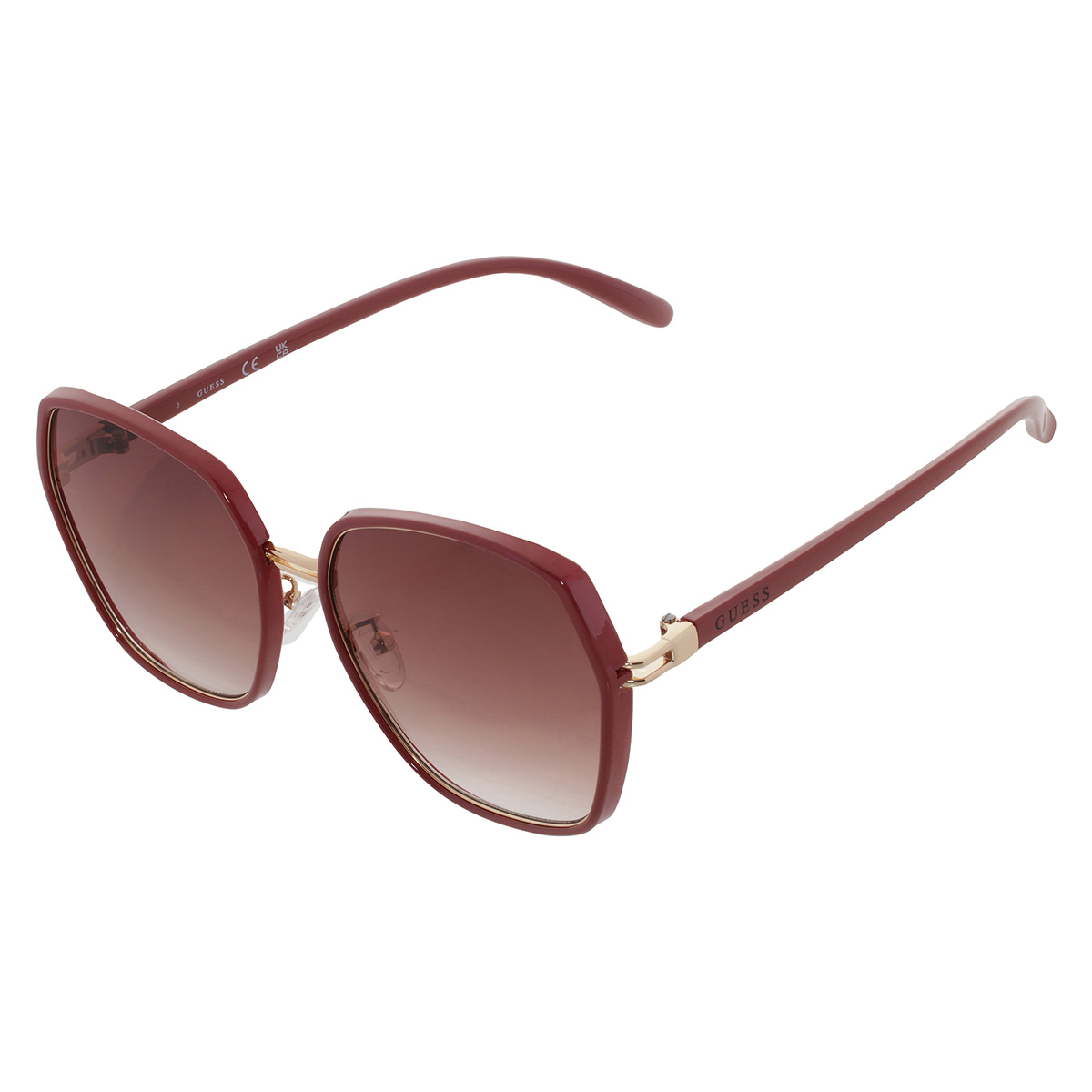 guess factory brown butterfly ladies sunglasses gf0407 66f 59 guess factory brown butterfly ladies sunglasses gf0407 66f 59