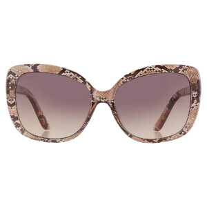 Home guess factory brown gradient butterfly ladies sunglasses gf0383 45f 57