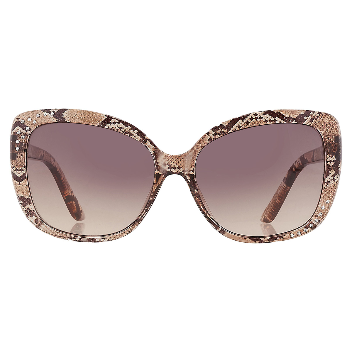 guess factory brown gradient butterfly ladies sunglasses gf0383 45f 57 guess factory brown gradient butterfly ladies sunglasses gf0383 45f 57