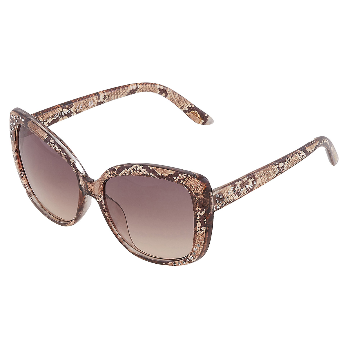 guess factory brown gradient butterfly ladies sunglasses gf0383 45f 57 guess factory brown gradient butterfly ladies sunglasses gf0383 45f 57