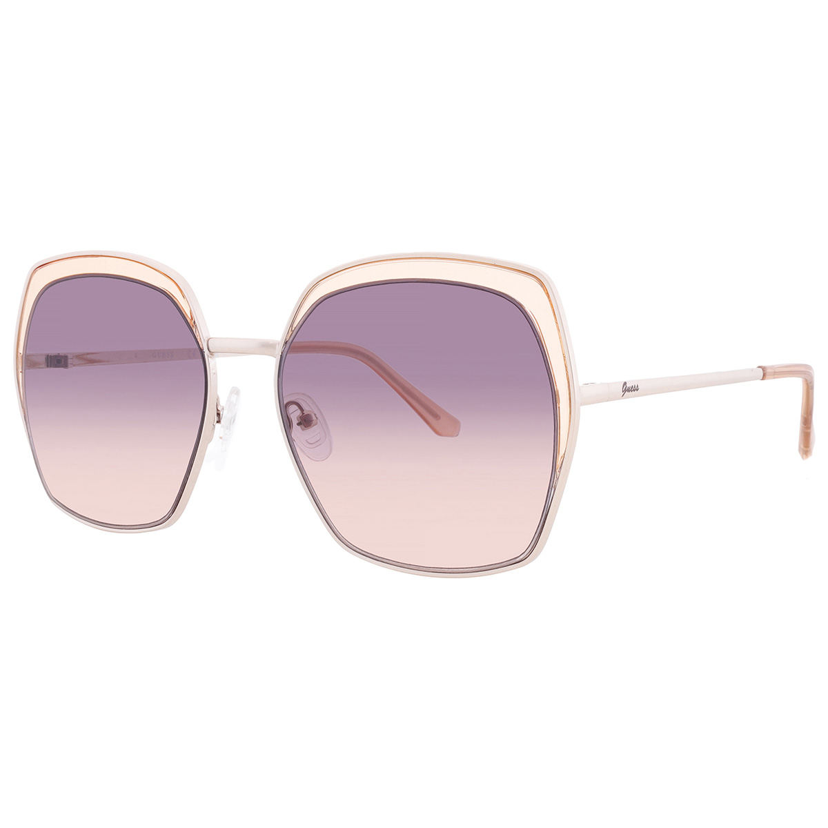 guess factory brown gradient butterfly ladies sunglasses gf0410 33f 59 guess factory brown gradient butterfly ladies sunglasses gf0410 33f 59
