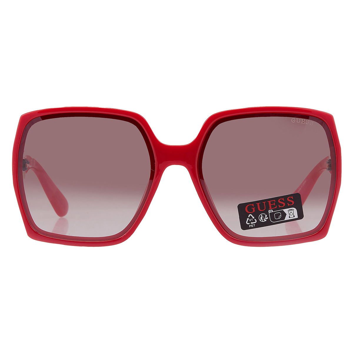 guess factory brown gradient square ladies sunglasses go00031 66f 62 guess factory brown gradient square ladies sunglasses go00031 66f 62
