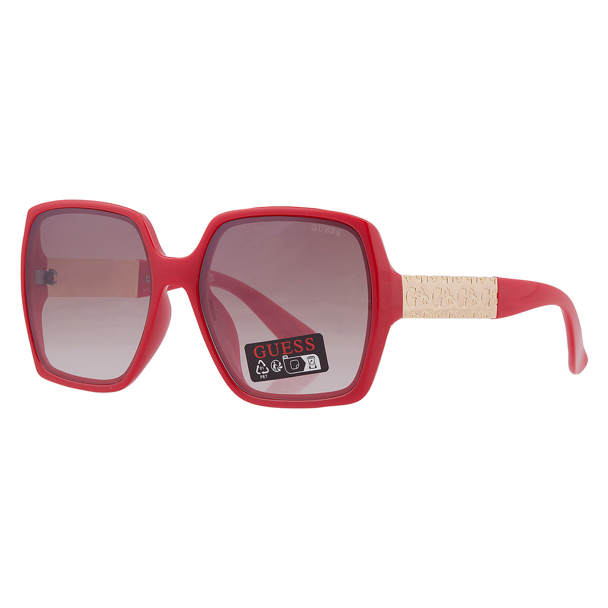 guess factory brown gradient square ladies sunglasses go00031 66f 62 guess factory brown gradient square ladies sunglasses go00031 66f 62