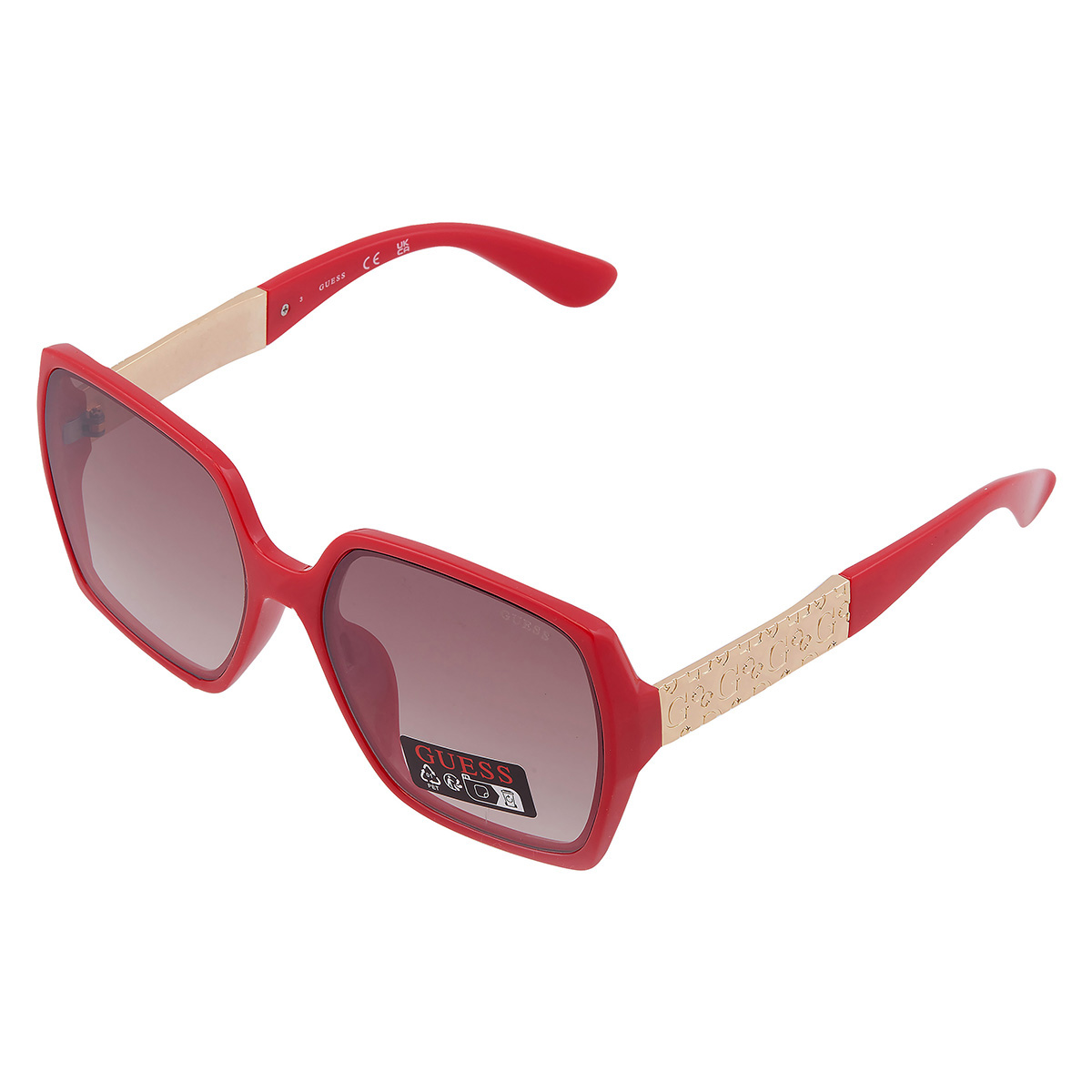 guess factory brown gradient square ladies sunglasses go00031 66f 62 guess factory brown gradient square ladies sunglasses go00031 66f 62