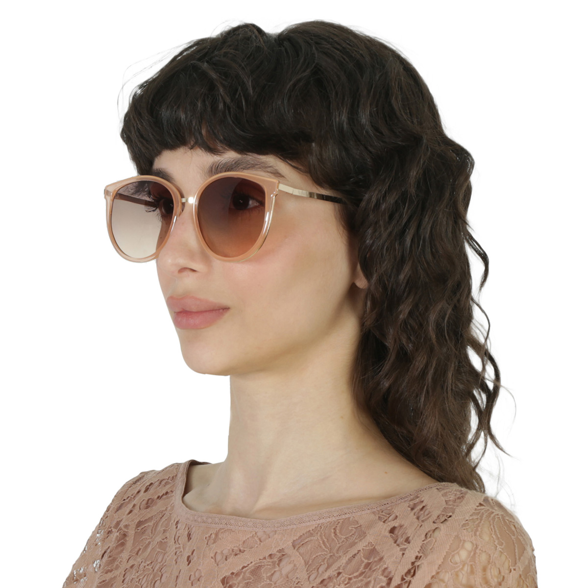 guess factory brown gradient teacup ladies sunglasses gf0428 57f 56 guess factory brown gradient teacup ladies sunglasses gf0428 57f 56