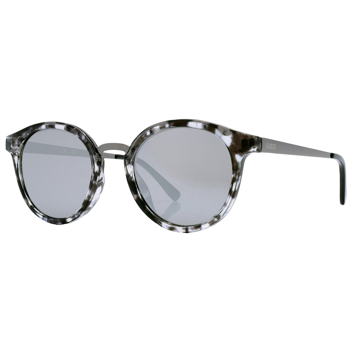 guess factory silver mirror round ladies sunglasses gf0305 56u 51 guess factory silver mirror round ladies sunglasses gf0305 56u 51