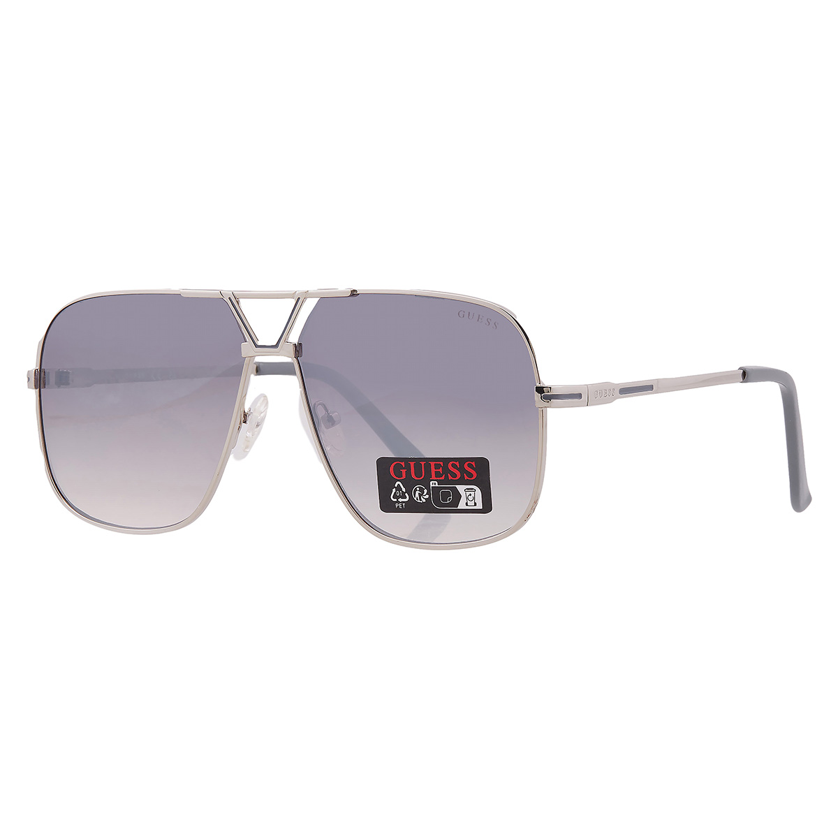 guess factory smoke gradient pilot men's sunglasses go00066 10b 61 guess factory smoke gradient pilot men's sunglasses go00066 10b 61