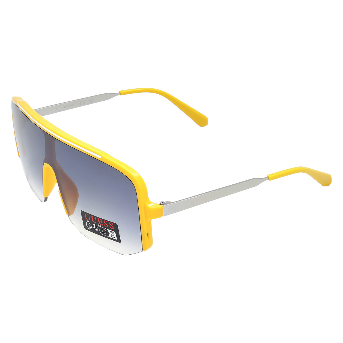 guess factory smoke gradient shield men's sunglasses go00054 39b 00 guess factory smoke gradient shield men's sunglasses go00054 39b 00