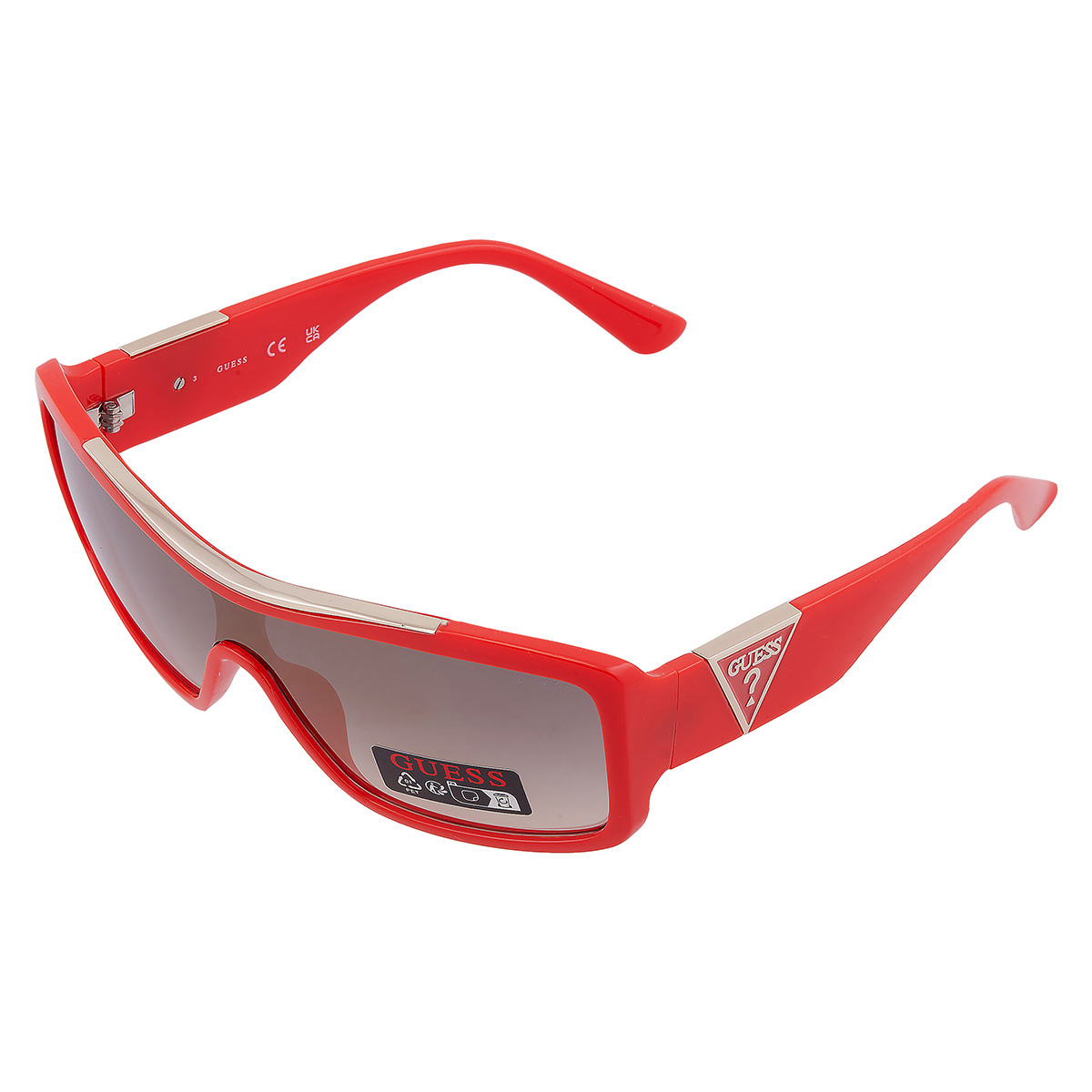 guess factory smoke mirror shield ladies sunglasses go00035 66c 00 guess factory smoke mirror shield ladies sunglasses go00035 66c 00