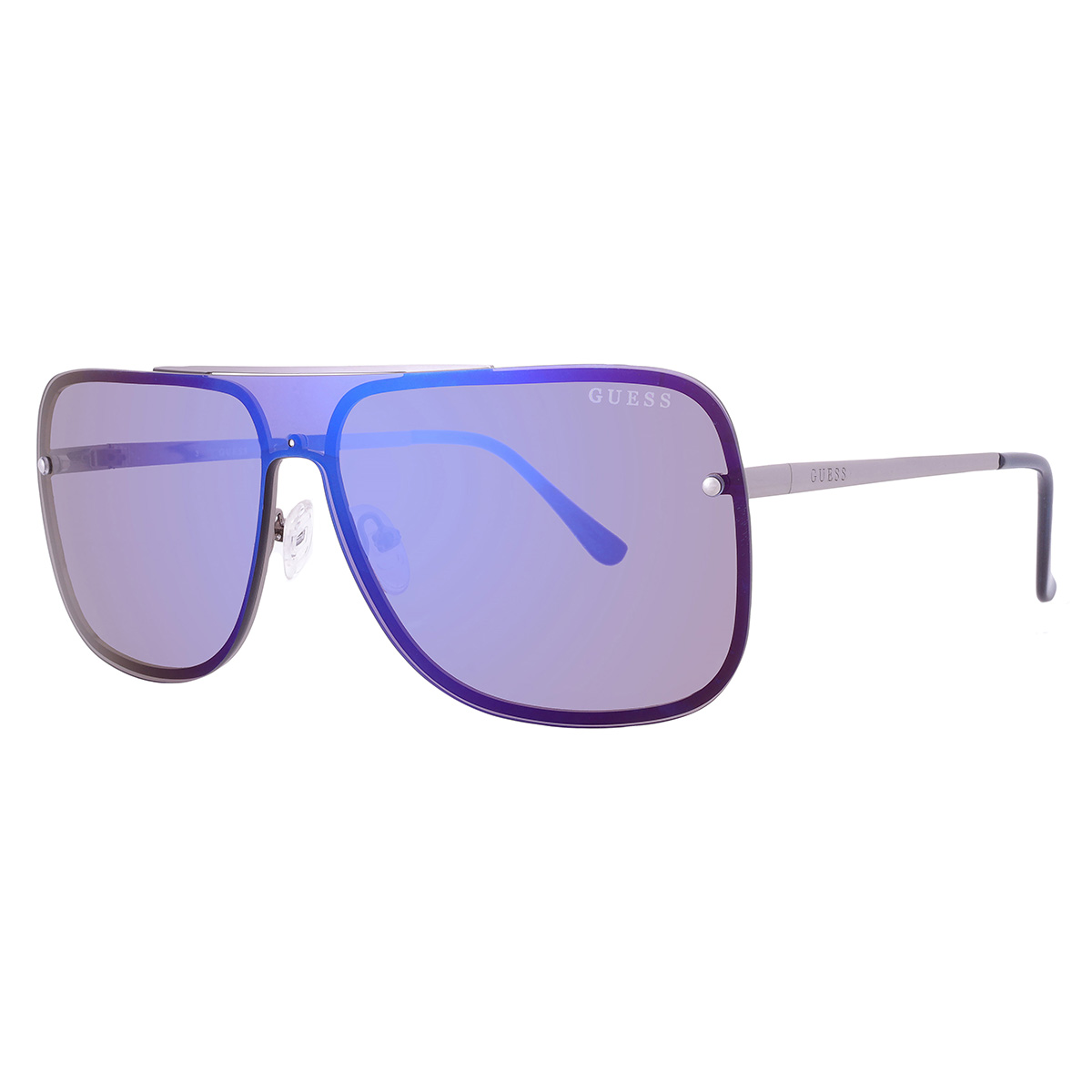 guess factory smoke mirror shield men's sunglasses go00053 08c 00 guess factory smoke mirror shield men's sunglasses go00053 08c 00