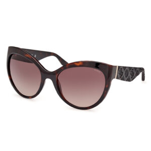 Витрина guess gradient brown butterfly ladies sunglasses gu00130 52f 61