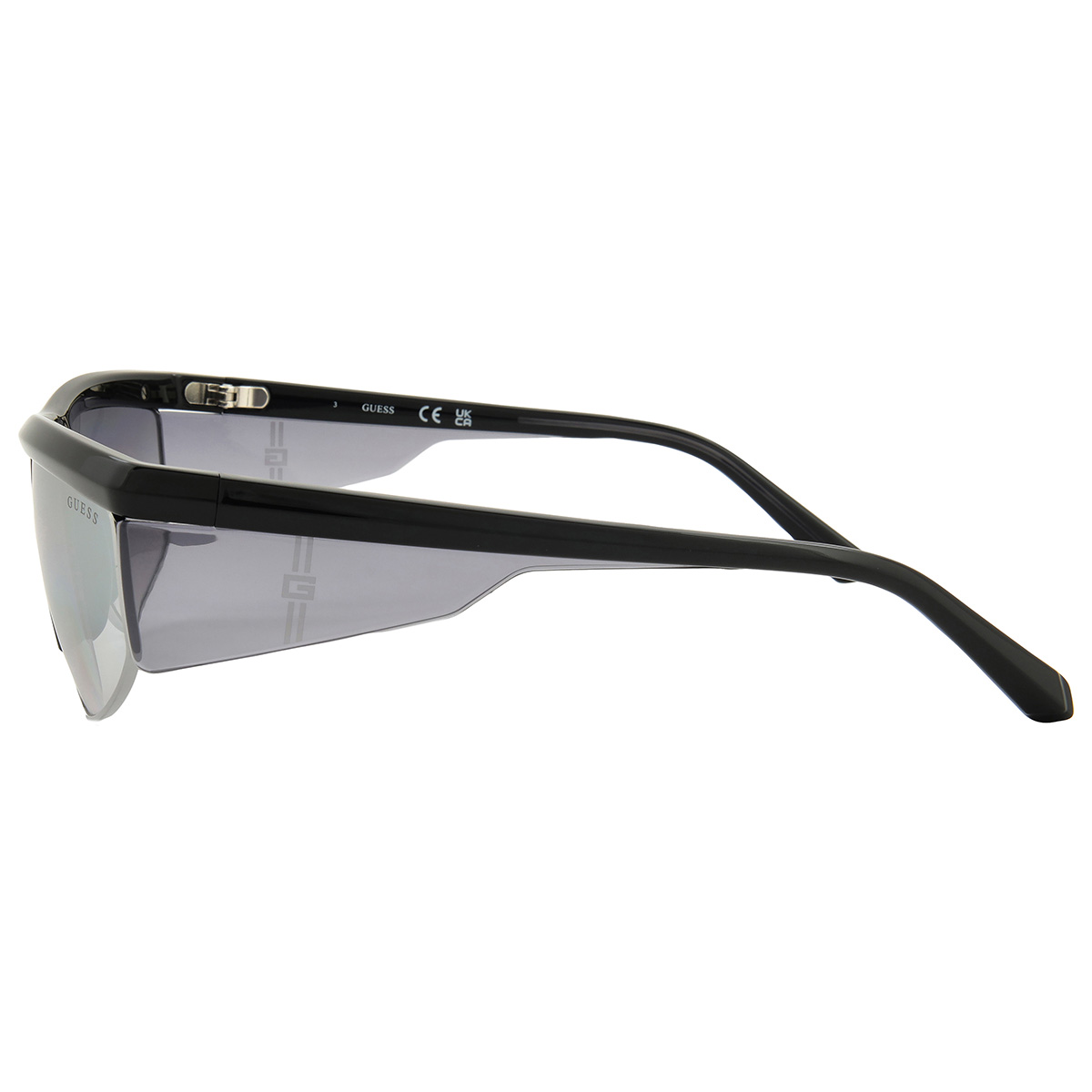 guess light grey mirror browline men's sunglasses gu00072 01c 62 guess light grey mirror browline men's sunglasses gu00072 01c 62