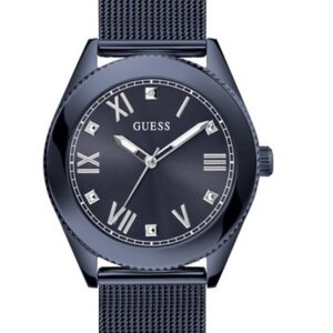 guess noble quartz digital black dial men's watch gw0495g3