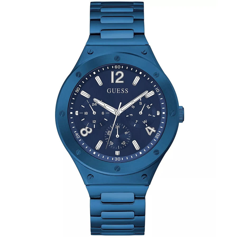 guess scope multifunction quartz blue dial men's watch gw0454g4 guess scope multifunction quartz blue dial men's watch gw0454g4