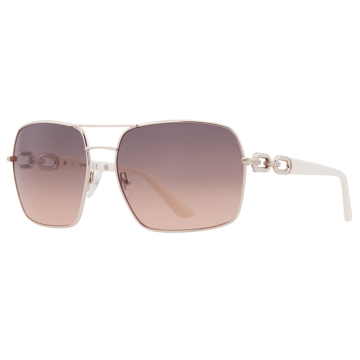 guess brown gradient navigator ladies sunglasses gu00159 32b 63 guess brown gradient navigator ladies sunglasses gu00159 32b 63