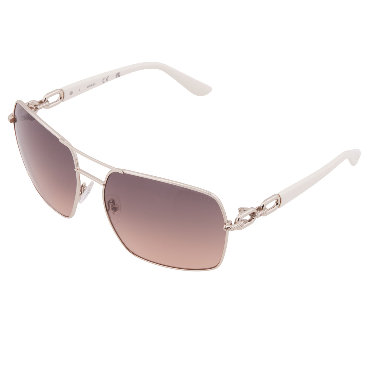 guess brown gradient navigator ladies sunglasses gu00159 32b 63 guess brown gradient navigator ladies sunglasses gu00159 32b 63