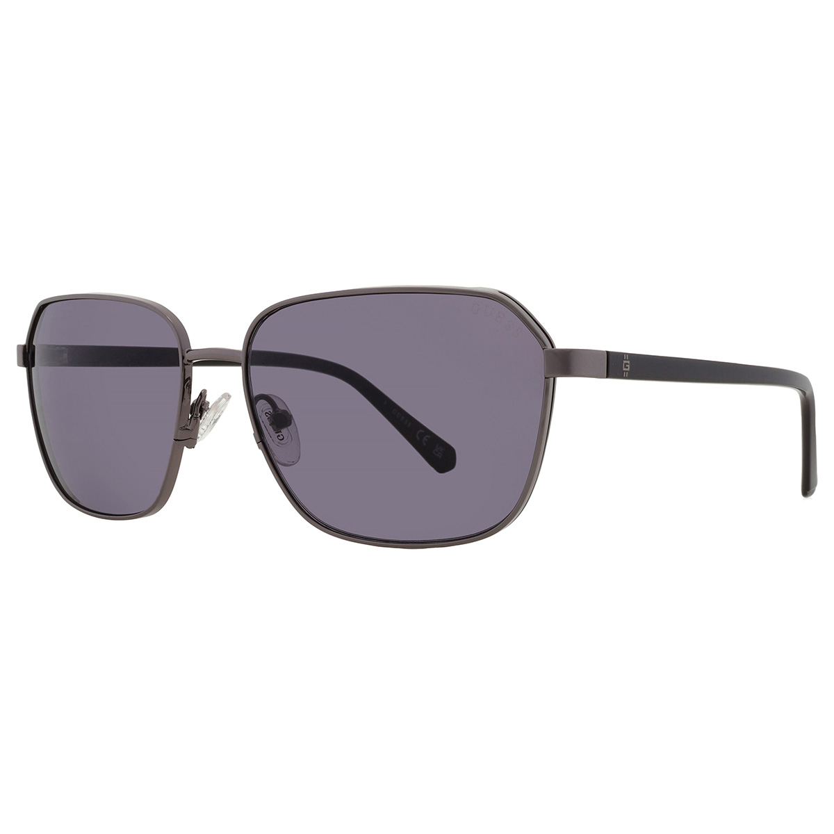 guess smoke rectangular men's sunglasses gu00117 08a 59 guess smoke rectangular men's sunglasses gu00117 08a 59