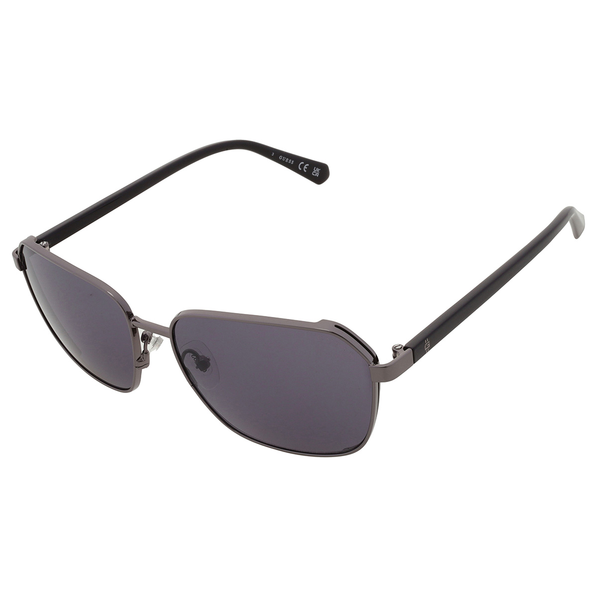 guess smoke rectangular men's sunglasses gu00117 08a 59 guess smoke rectangular men's sunglasses gu00117 08a 59