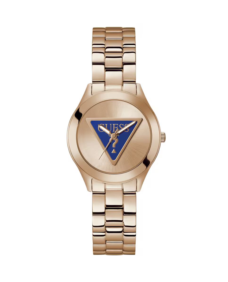 guess tri plaque rose gold tone dial ladies watch gw0675l3 guess tri plaque rose gold tone dial ladies watch gw0675l3