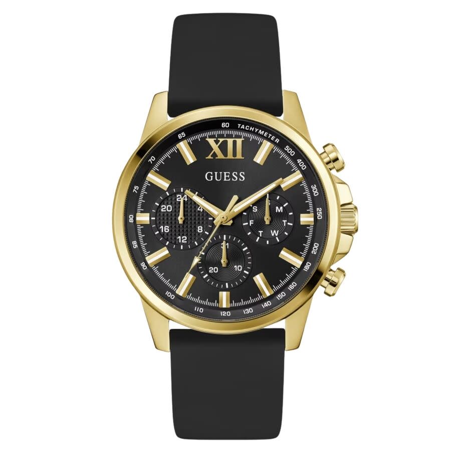 guess walker quartz black dial men's watch gw0913g2 guess walker quartz black dial men's watch gw0913g2