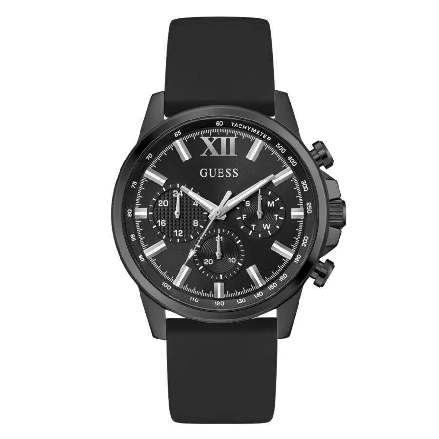 guess walker quartz black dial men's watch gw0913g3 guess walker quartz black dial men's watch gw0913g3