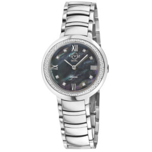 Home gv2 by gevril amalfi diamond mother of pearl dial ladies watch 14101b