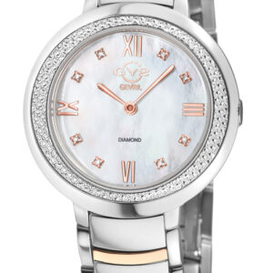 Home gv2 by gevril amalfi diamond mother of pearl dial ladies watch 14104b