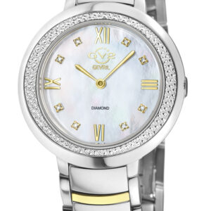 Home gv2 by gevril amalfi diamond mother of pearl dial ladies watch 14105b