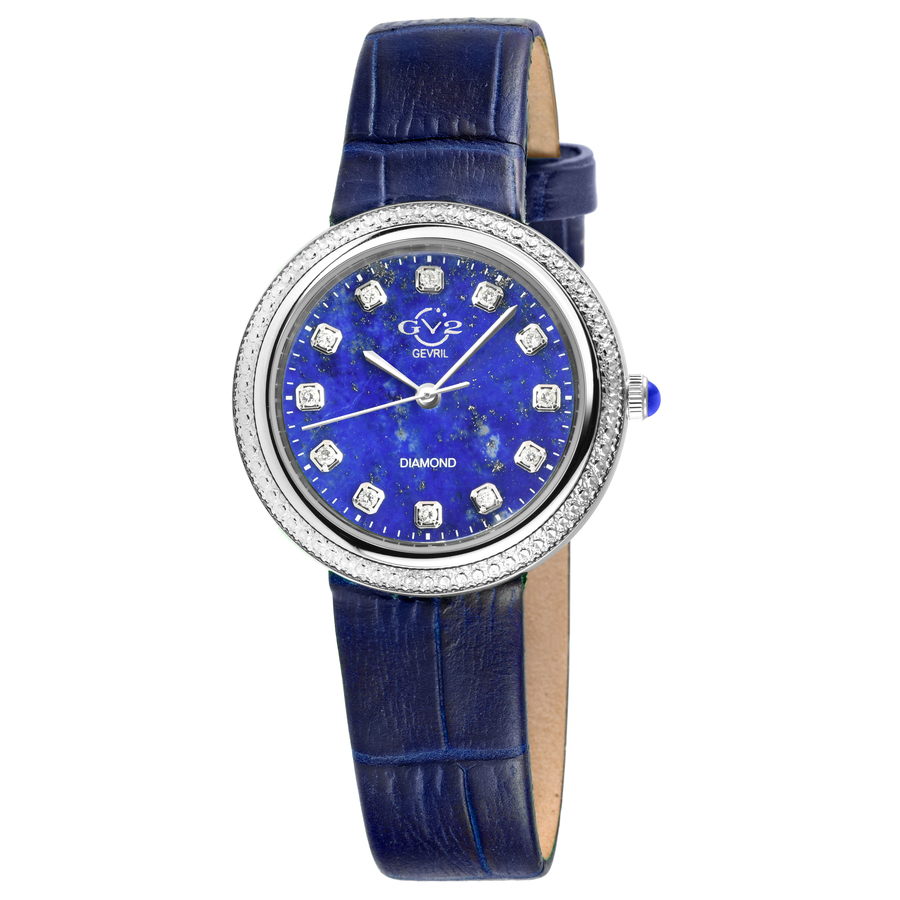 gv2 by gevril arezzo quartz diamond blue dial ladies watch 13300 gv2 by gevril arezzo quartz diamond blue dial ladies watch 13300