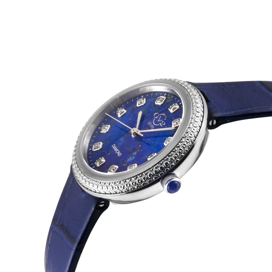 gv2 by gevril arezzo quartz diamond blue dial ladies watch 13300 gv2 by gevril arezzo quartz diamond blue dial ladies watch 13300