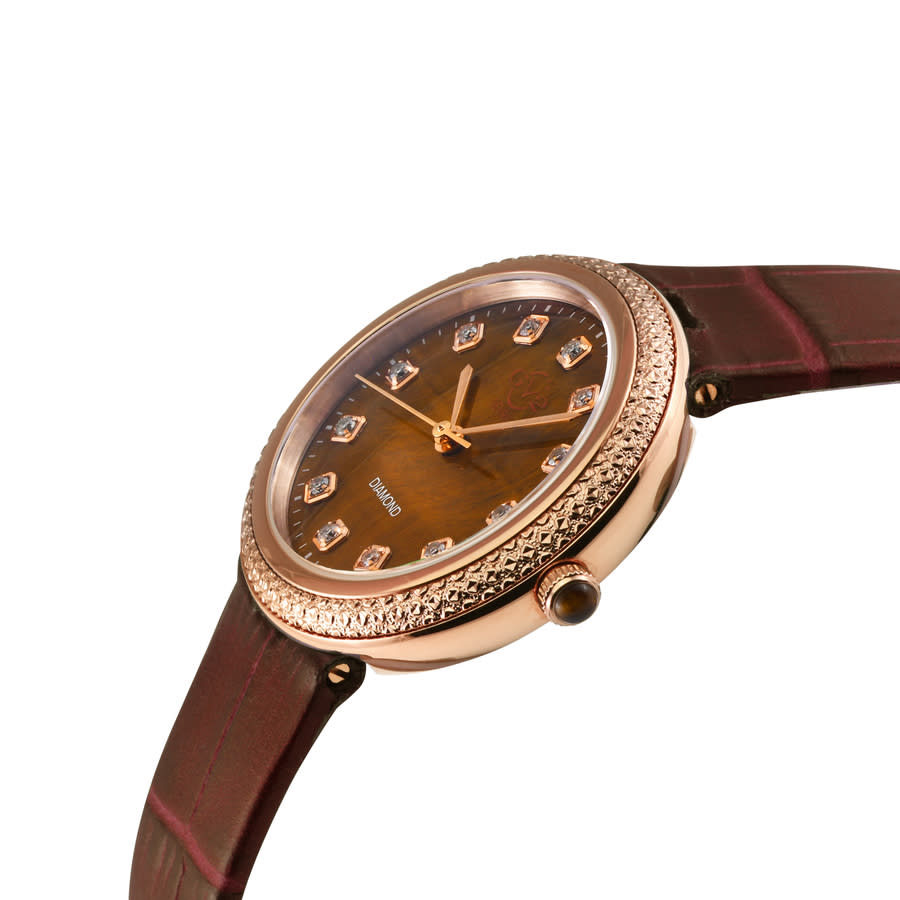gv2 by gevril arezzo quartz diamond brown dial ladies watch 13304 gv2 by gevril arezzo quartz diamond brown dial ladies watch 13304