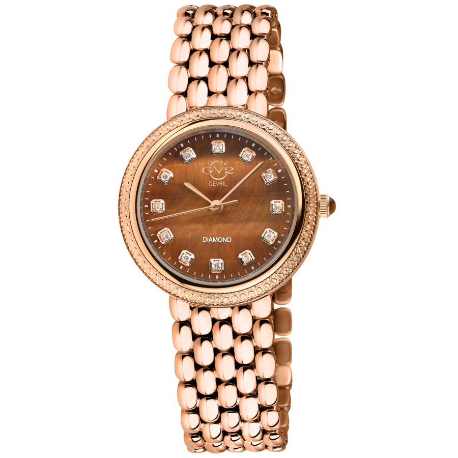 gv2 by gevril arezzo quartz diamond brown dial ladies watch 13304b gv2 by gevril arezzo quartz diamond brown dial ladies watch 13304b