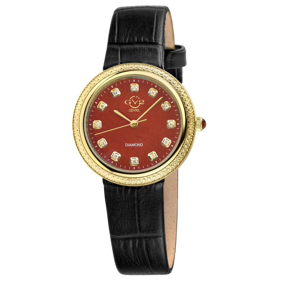gv2 by gevril arezzo quartz diamond red dial ladies watch 13303 gv2 by gevril arezzo quartz diamond red dial ladies watch 13303