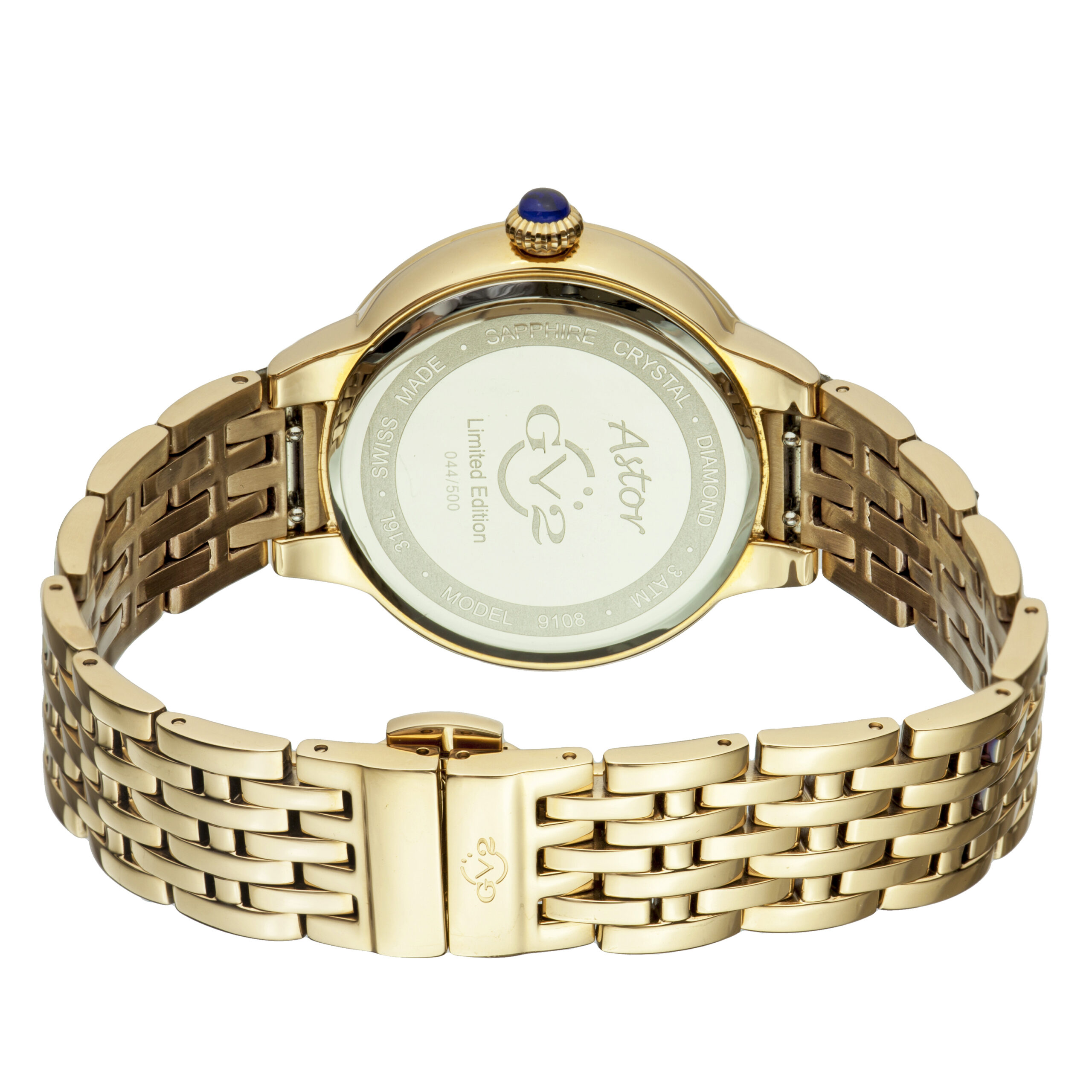 gv2 by gevril astor gold tone diamond bezel quartz ladies watch 9101 gv2 by gevril astor gold tone diamond bezel quartz ladies watch 9101