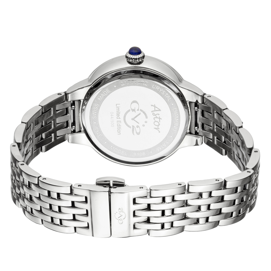 gv2 by gevril astor quartz diamond black dial ladies watch 9110 gv2 by gevril astor quartz diamond black dial ladies watch 9110