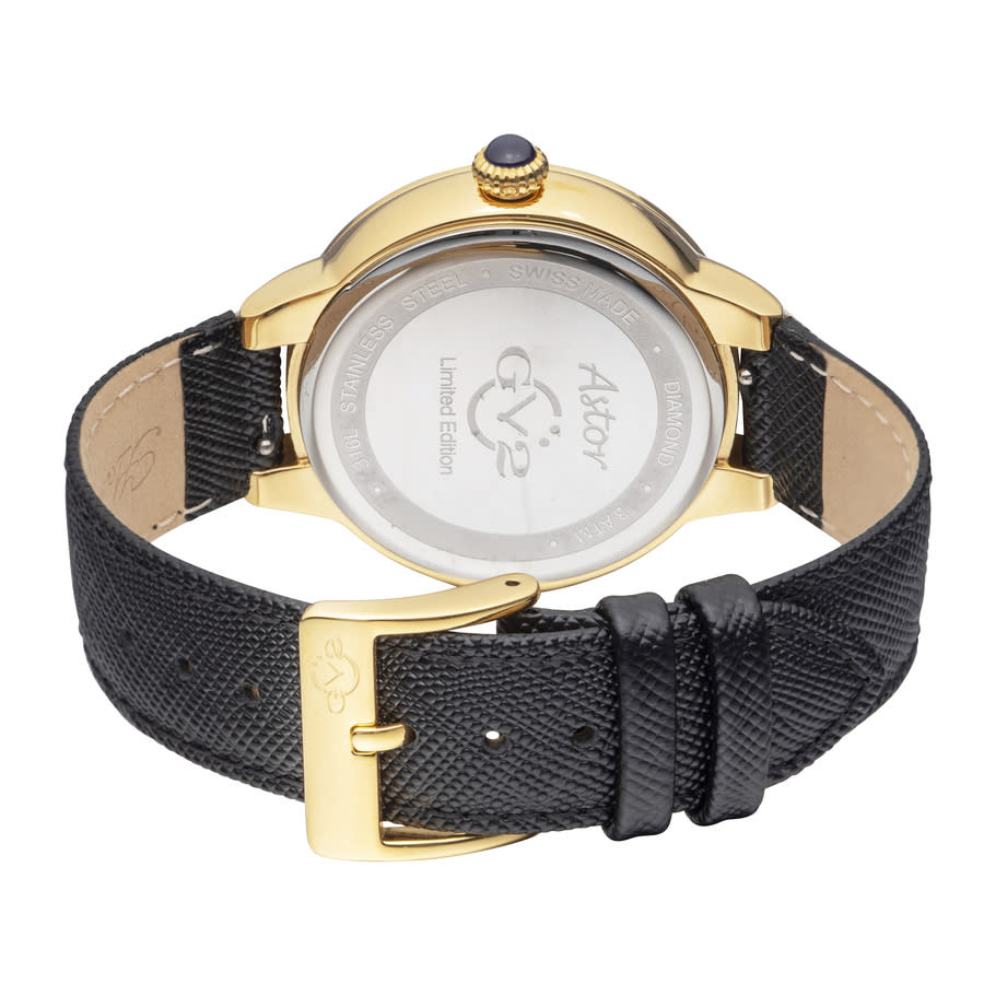 gv2 by gevril astor quartz diamond black dial ladies watch 9112 gv2 by gevril astor quartz diamond black dial ladies watch 9112