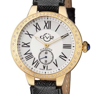 Home gv2 by gevril astor white dial diamond ladies watch 9107