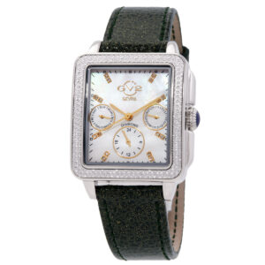 gv2 by gevril bari sparkle quartz white dial ladies watch 9230