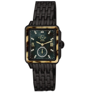 Home gv2 by gevril bari tortoise diamond mother of pearl dial ladies watch 9243b