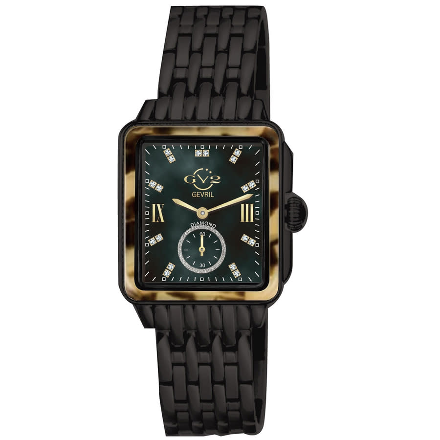 gv2 by gevril bari tortoise diamond mother of pearl dial ladies watch 9243b gv2 by gevril bari tortoise diamond mother of pearl dial ladies watch 9243b