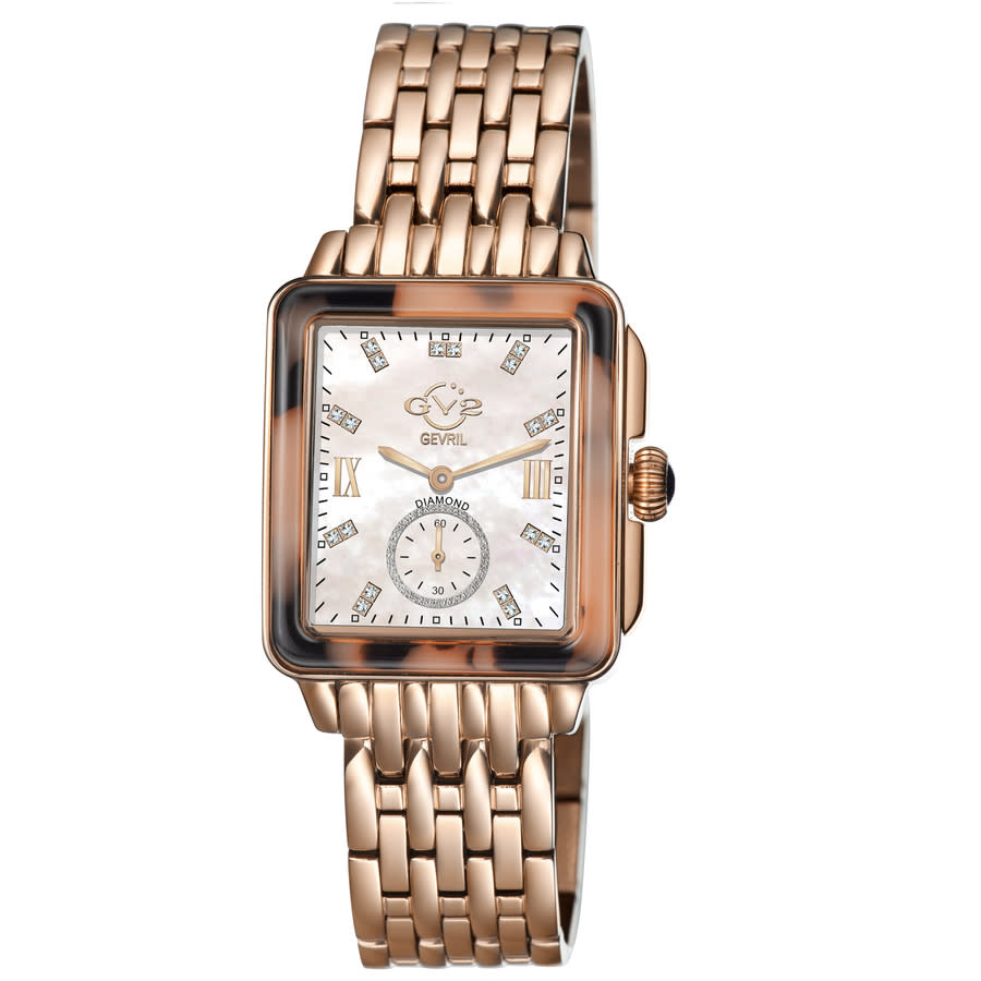 gv2 by gevril bari tortoise diamond mother of pearl dial ladies watch 9245b gv2 by gevril bari tortoise diamond mother of pearl dial ladies watch 9245b
