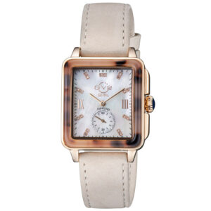 Home gv2 by gevril bari tortoise mother of pearl dial ladies watch 9242